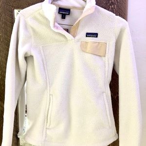 Patagonia White Zip Up NEW WITH TAGS